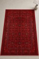 Kırmızı Mutfak Halısı Kullanımına Uygun Bohem Desenli Saçaklı Kilim Yolluk