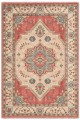 Kırmızı Mutfak Halısı Kullanımına Uygun Bohem Çiçek Desenli Saçaklı Dikdörtgen Kilim Yolluk