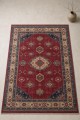 Kırmızı Mutfak Halısı Kullanımına Uygun Bohem Desenli Saçaklı Kilim Yolluk
