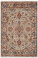 Bej Mutfak Halısı Alternatifi Bohem Çiçek Desenli Saçaklı Kilim Yolluk