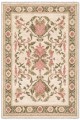 Krem Çiçek Desenli Kilim Yolluk Ve Kaymaz Tabanlı Mutfak Halısı Kullanımına Uygun Saçaklı Model