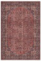 Kırmızı Mutfak Halısı Kullanımına Uygun Bohem Desenli Saçaklı Kilim Yolluk