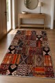 Kahverengi Mutfak Halısı Arayanlar İ̇̇çin Bohem Etnik Desenli Saçaklı Kilim Yolluk