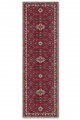 Kırmızı Mutfak Halısı Arayanlar İ̇̇çin Klasik Desenli Saçaklı Kilim Yolluk