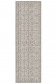Açık Gri Klasik Çiçek Desenli Kilim Yolluk Ve Gri Mutfak Halısı Alternatifi