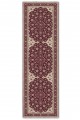 Bordo Mutfak Halısı Arayanlar İ̇̇çin Klasik Çiçek Desenli Saçaklı Kilim Yolluk