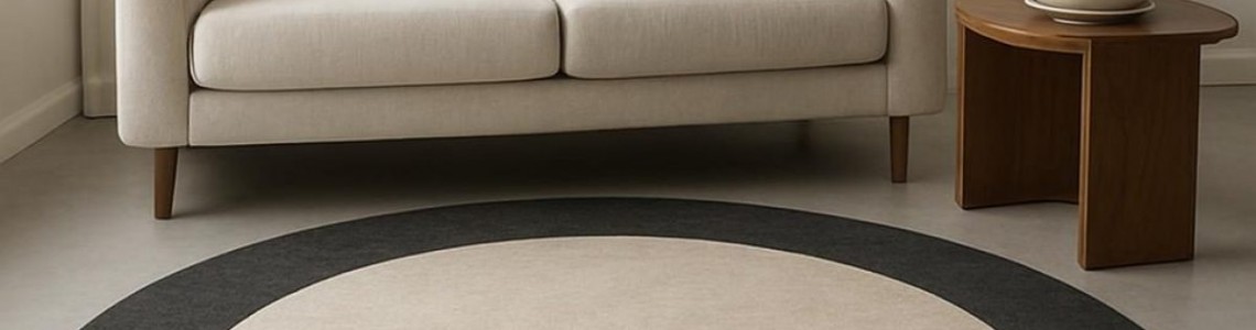 Modern Ve Büyük Yuvarlak Halı Modelleriyle Evinizi Baştan Yaratın!