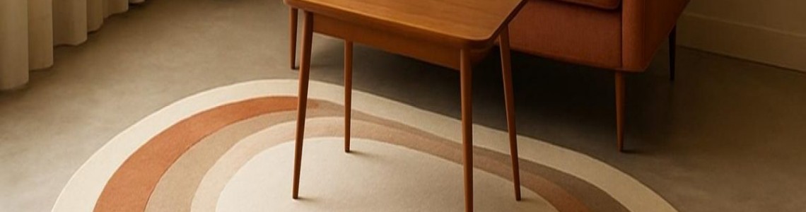 Oval Salon Halıları: Ev Dekorasyonunda Modern Ve Şık Çözümler