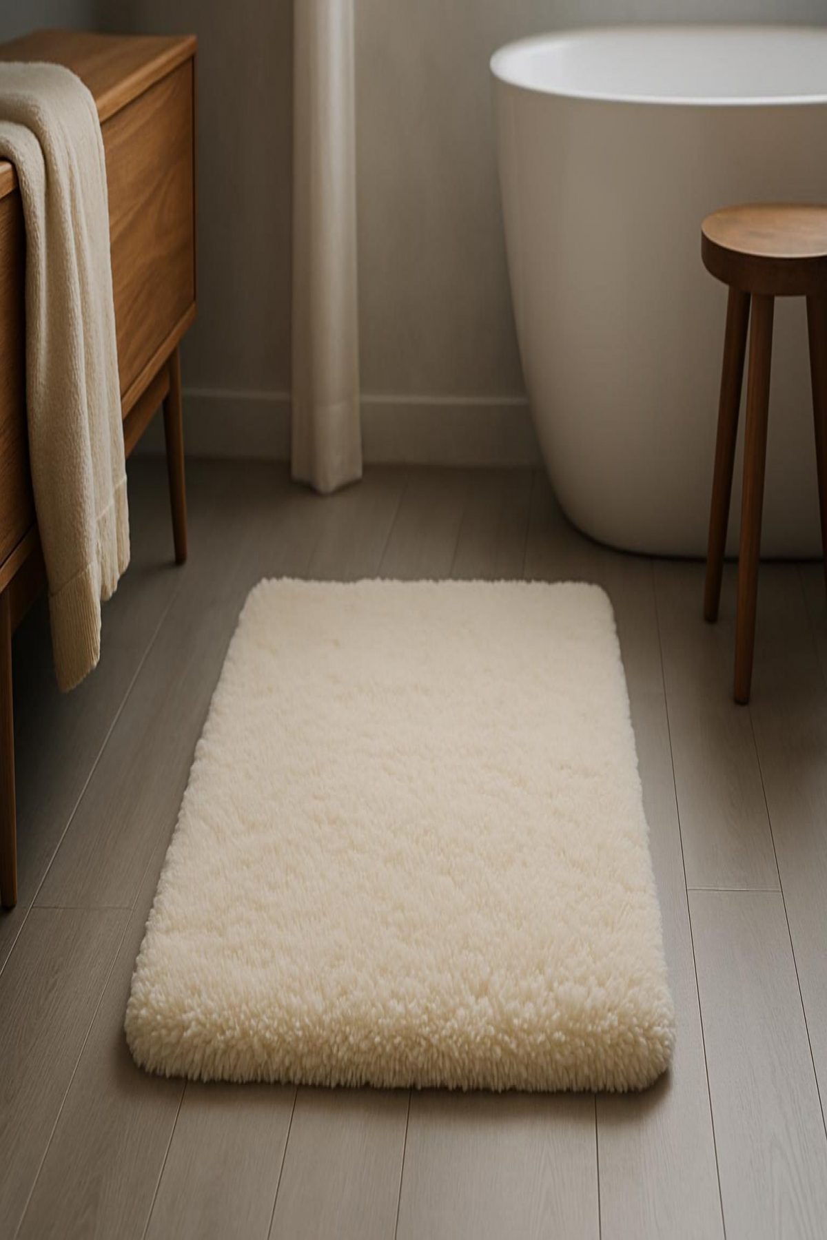 Peluş Banyo Halıları İle Banyonuza Hem Konfor Hem Stil Katın