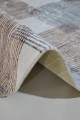 Vizon Kaymaz Tabanlı Kabartmalı Oval Yolluk Halı YM9023O