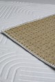 Beyaz Mutfak Halısı Arayanlar İ̇̇çin Geometrik Desenli Kaymaz Tabanlı Yolluk Rulo