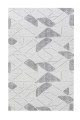 Gri Mutfak Halısı Ve Geometrik Desenli Kaymaz Tabanlı Modern Rulo Yolluk