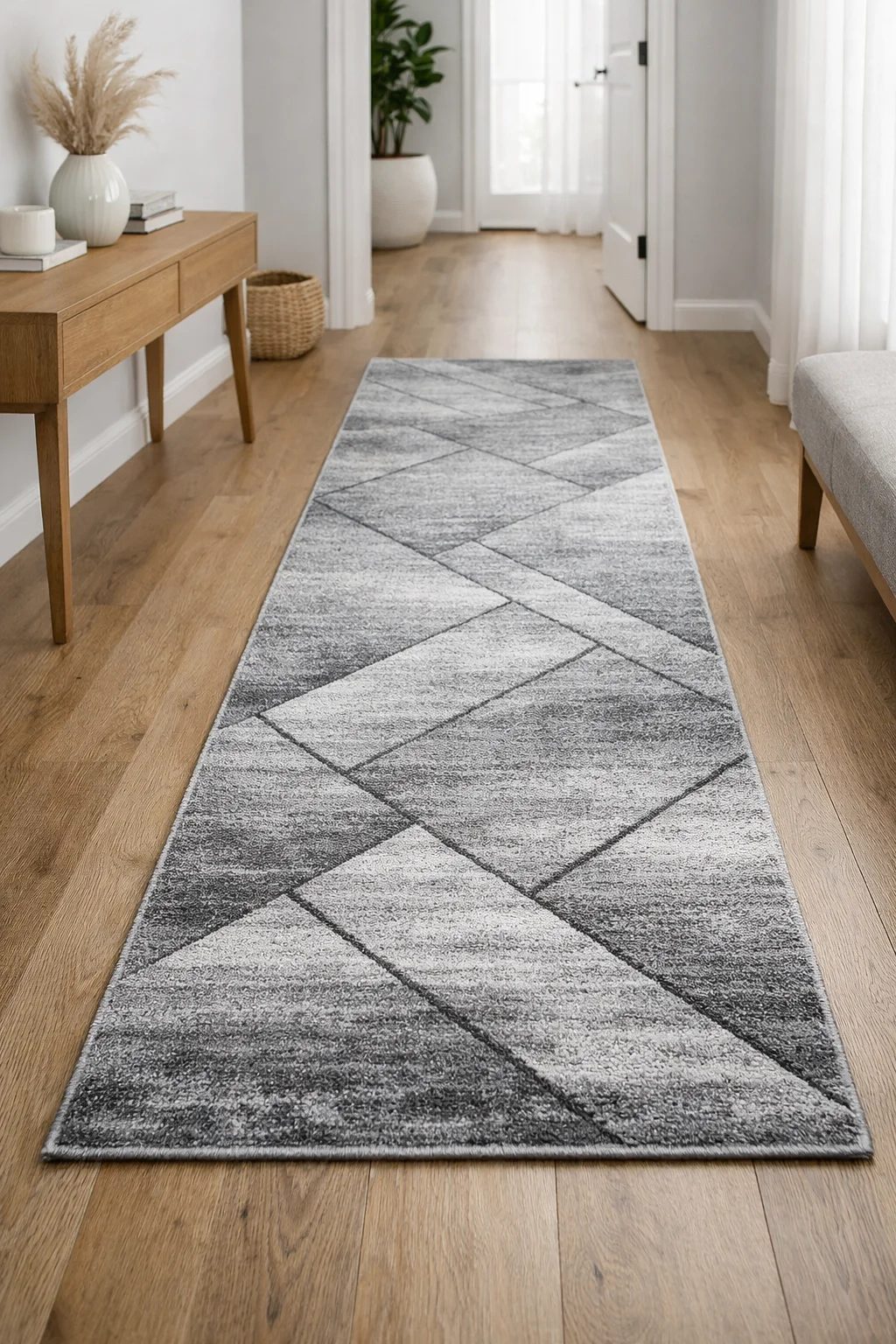 Gri yolluk fiyatları için modern koridor halısı